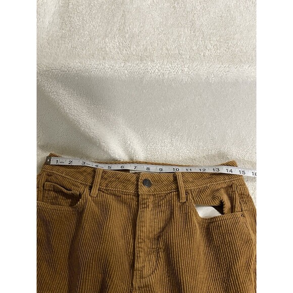 PACSUN Mom Jeans Camel Corduroy Ankle SZ 27 - Picture 7 of 9